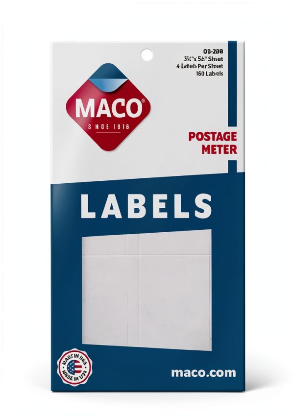 Maco OS-288 Labels for Pitney-Bowes & Touchmatic Machines 160 pcs-0