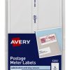 Avery Postage Meter Labels 1.5x2.75 Inch White 40 Sheets Compatible-0