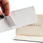 Postage Meter Tapes IDEALSEAL 500-Strip - White Labels per Strip-0