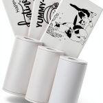 Phomemo M02L White Adhesive Thermal Paper Matte Sticker Paper-0