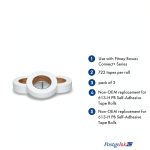 Self-Adhesive Tape Rolls 613-H PostageInk.com 3 Pack White 5.87×168.5"-0